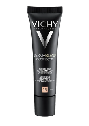 Vichy Dermablend 3d Correction Fond De Teint Numero 25 Nude 30ml
