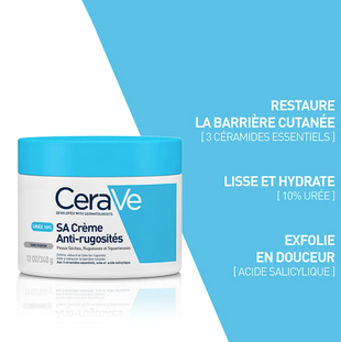 Cerave Sa Creme Anti-rugosites Peau Seche Et Squameuse 340g