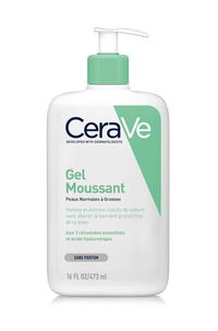 Cerave Gel Moussant Nettoyant Peaux Normales A Grasses 473ml