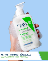 Cerave Crème Moussante Nettoyante Hydratante Peaux Normales à Sèches 236ml