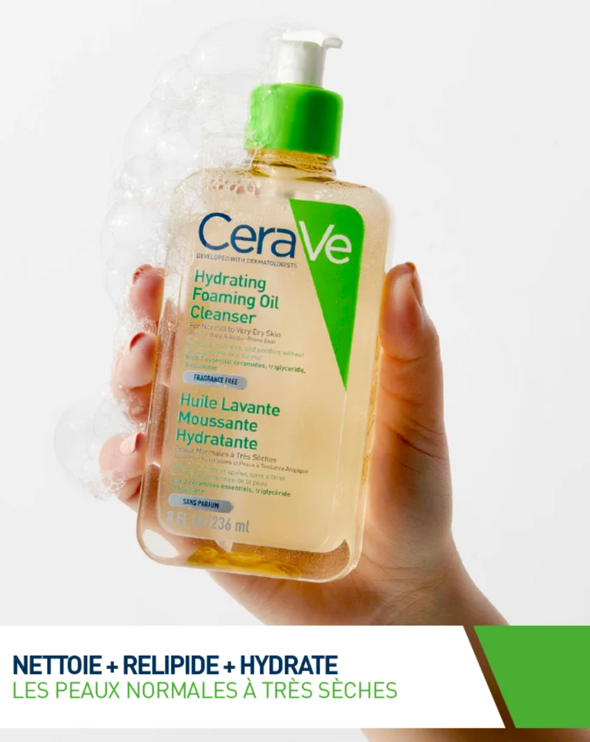 Cerave Huile Lavante Moussante Hydratante 473ml