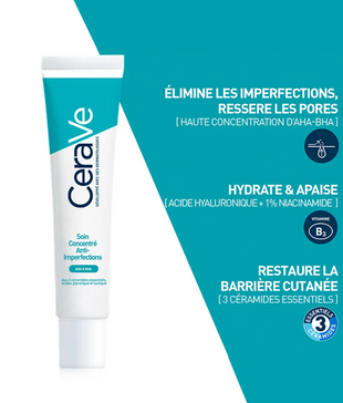 Cerave Soin Concentre Anti-imperfections Aha 40ml