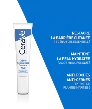 Cerave Crème Yeux Anti-cernes Et Anti-poches 14ml