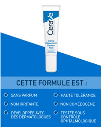 Cerave Crème Yeux Anti-cernes Et Anti-poches 14ml