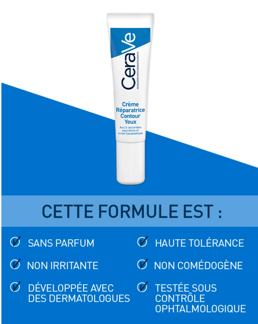 Cerave Crème Yeux Anti-cernes Et Anti-poches 14ml
