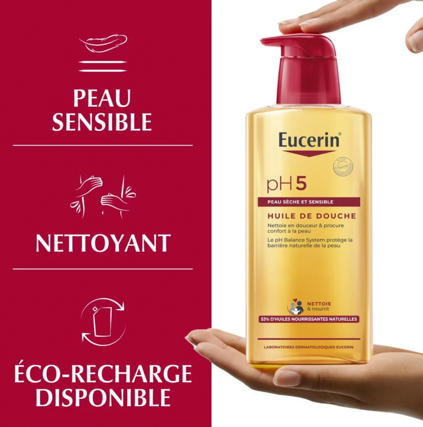 Eucerin Ph5 Huile De Douche Peau Sensible 400ml