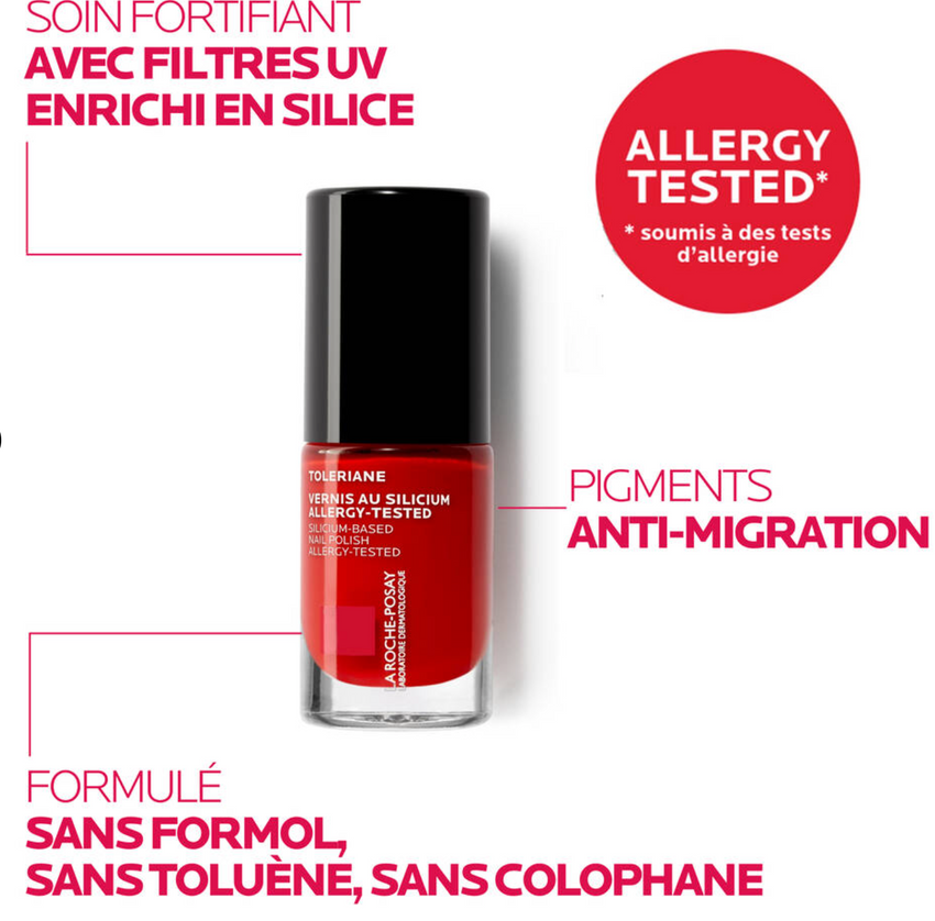 La Roche Posay Silicium Vernis A Ongles Fortifiant Protecteur Rouge Parfait Numero 24