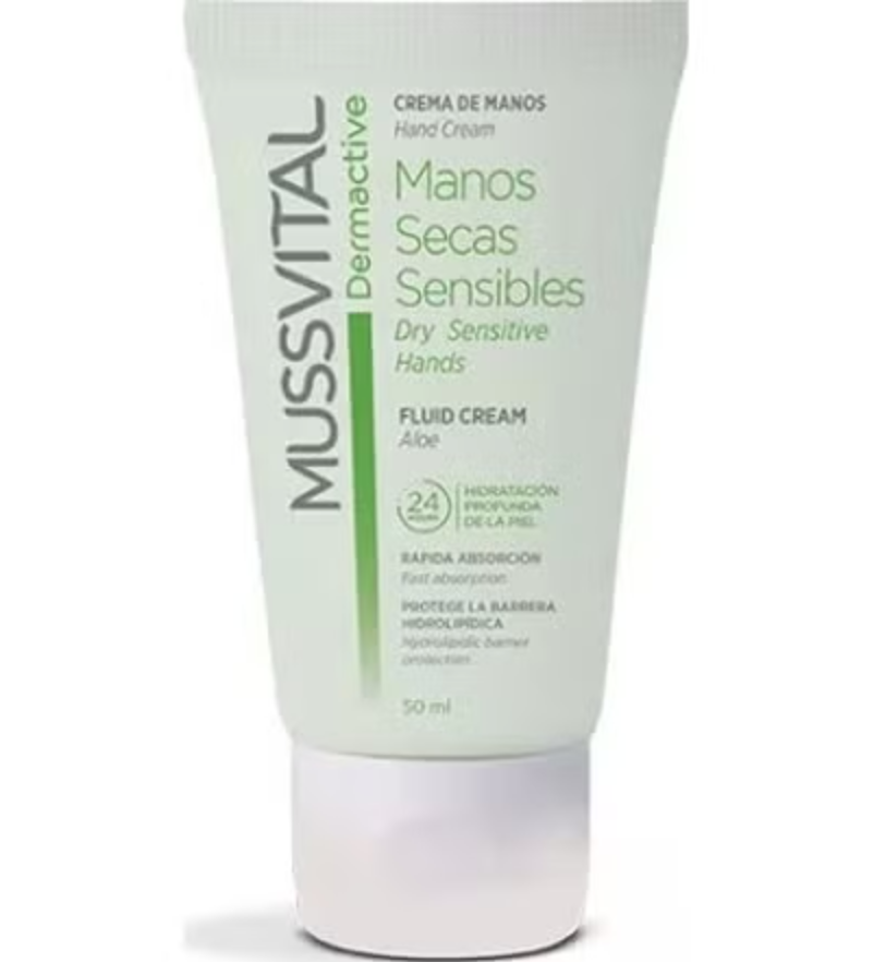 Mussvital Dermactive Creme De Mains Sensibles Et Seches 50ml