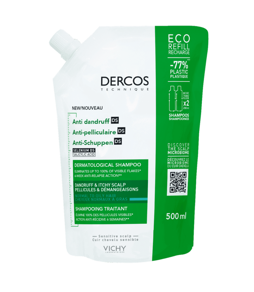 Vichy Dercos Shampoing Anti-pelliculaire Cheveux Normaux 500ml
