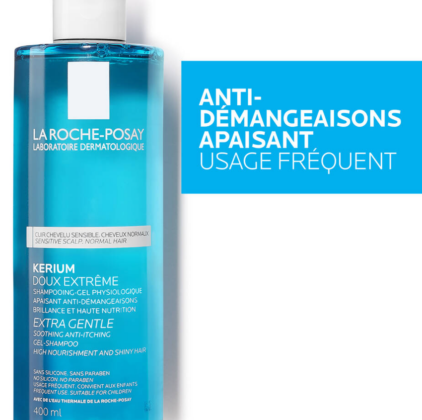 La Roche Posay Kerium Shampoing Gel Physiologique Doux Extreme 400ml