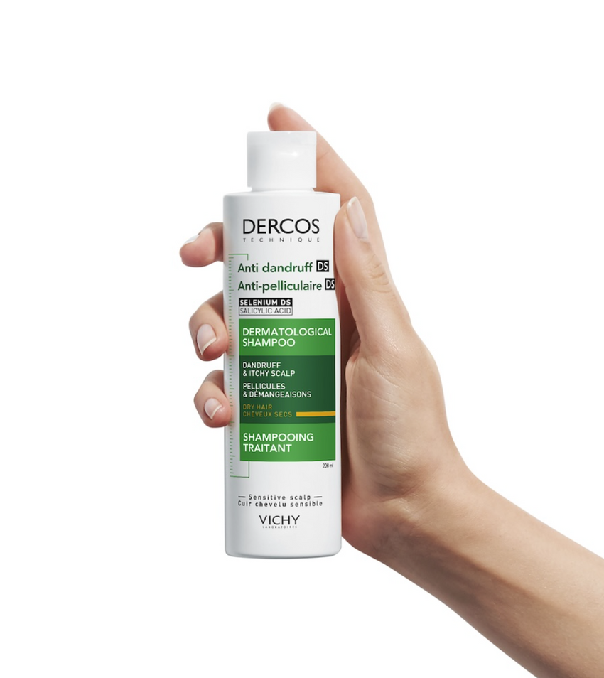 Vichy Dercos Anti-pelliculaire Shampooing Traitant Cheveux Secs 200ml