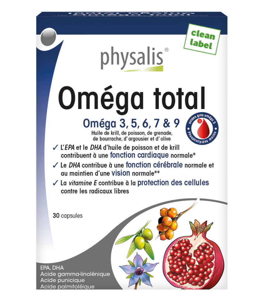 Physalis Oméga Total Boite De 30 Capsules