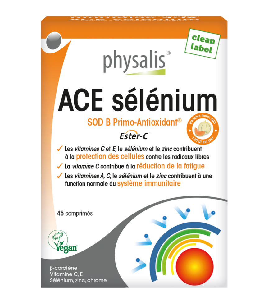 Physalis Ace Selenium Boite De 45 Comprimes