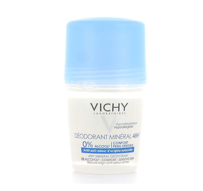 Vichy Deodorant Mineral 48h Sans Sels D'aluminium Roll-on 50ml