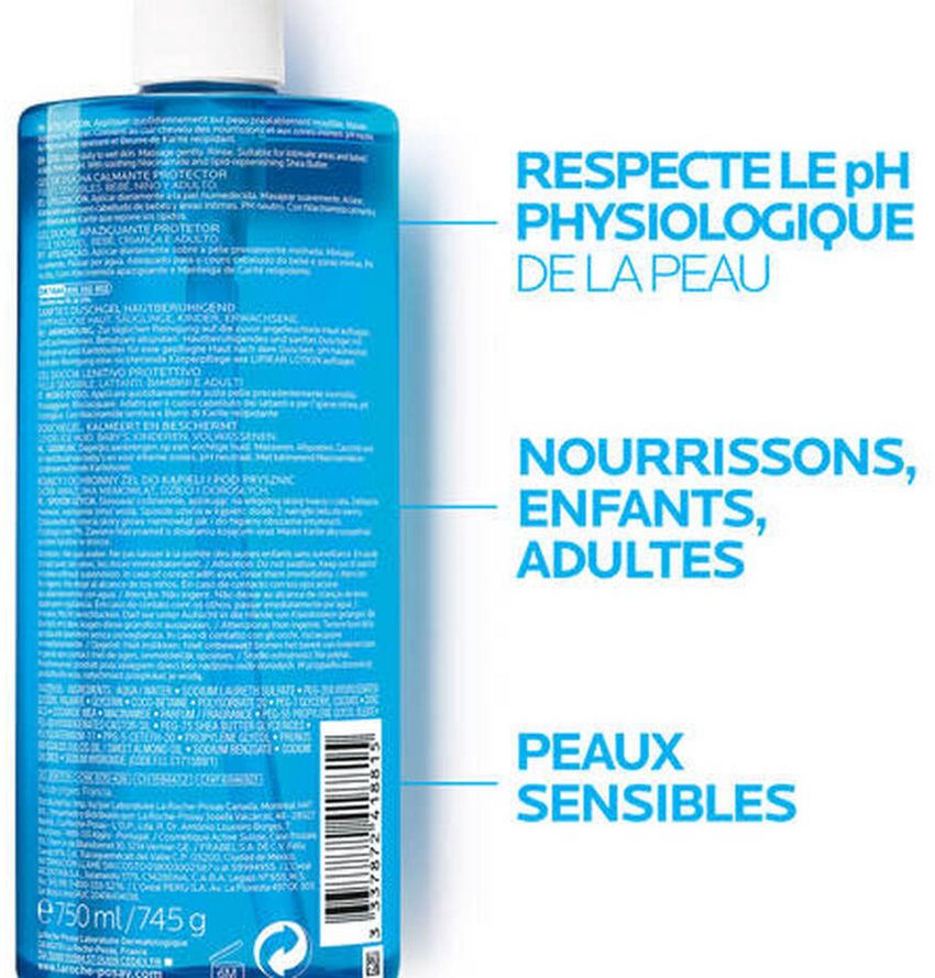 La Roche Posay Lipikar Gel Lavant Gel Douche Apaisant Protecteur 200ml