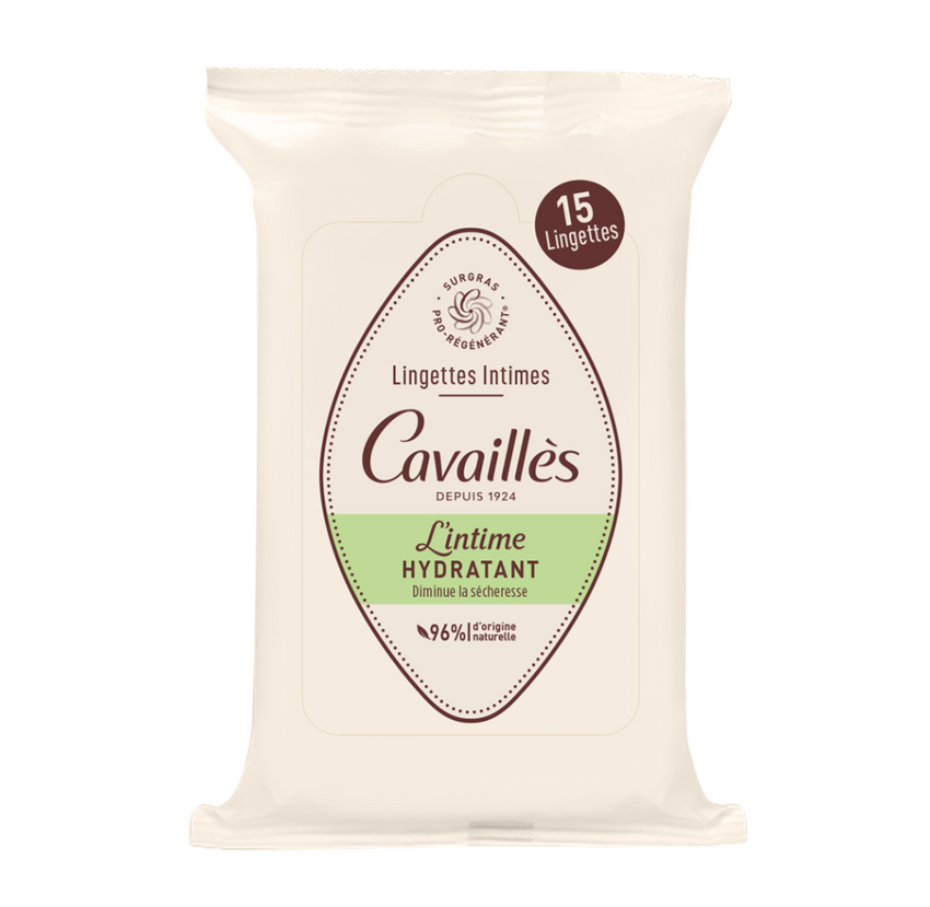 Rogé Cavailles Lingettes Intimes Secheresse Avec Olivier Nourrissant Boite De 15