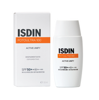 Isdin Fotoultra 100 Invisible Active Unify 50+spf Corrige Transparent 50ml