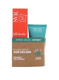 Svr Sun Secure Coffret Fluide Spf50+ 50ml + Apres Soleil 50ml Offert