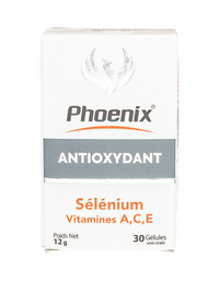 Phoenix Antioxydant Selenium Vitamines A,C,E 30 Géllules