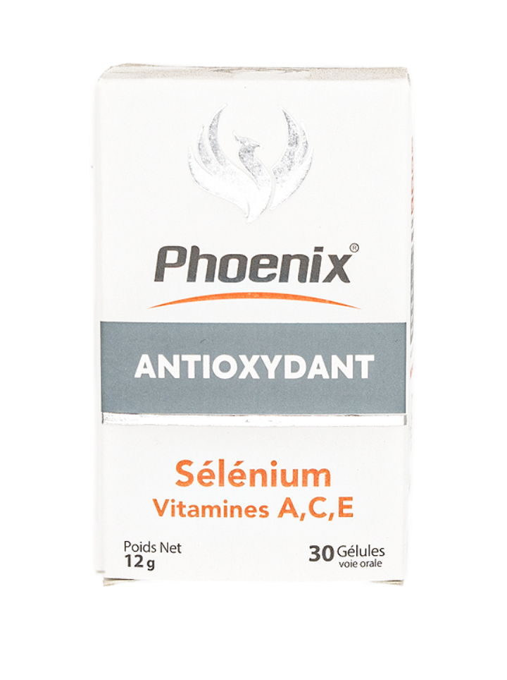 Phoenix Antioxydant Selenium Vitamines A,C,E 30 Géllules