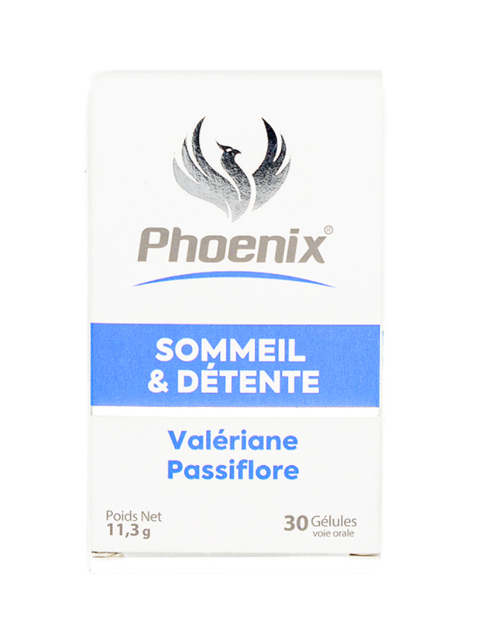 Phoenix Sommeil Detente Valeriane Passiflore Boite De 30 Gelules