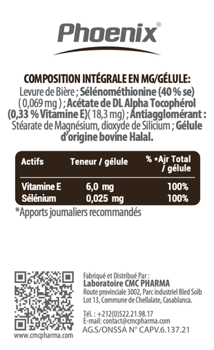 Phoenix Vitalite Cheveux & Ongles Boite De 60 Gelules